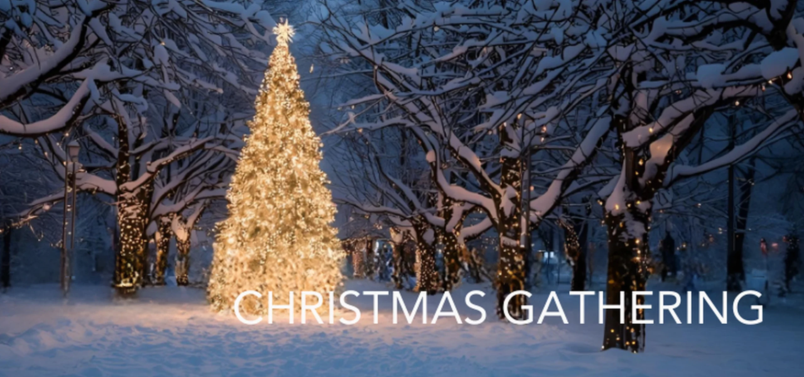 Christmas Gathering poster