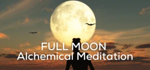 Full moon over water